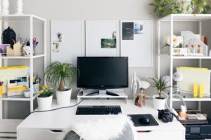 use vertical storage to maximize your office space